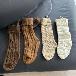 New - Set of 4 Christmas Stockings